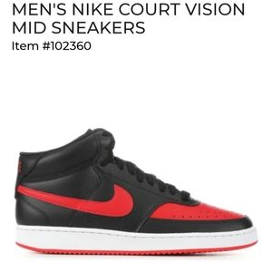 Nike men's court vision mid sneaker, US10